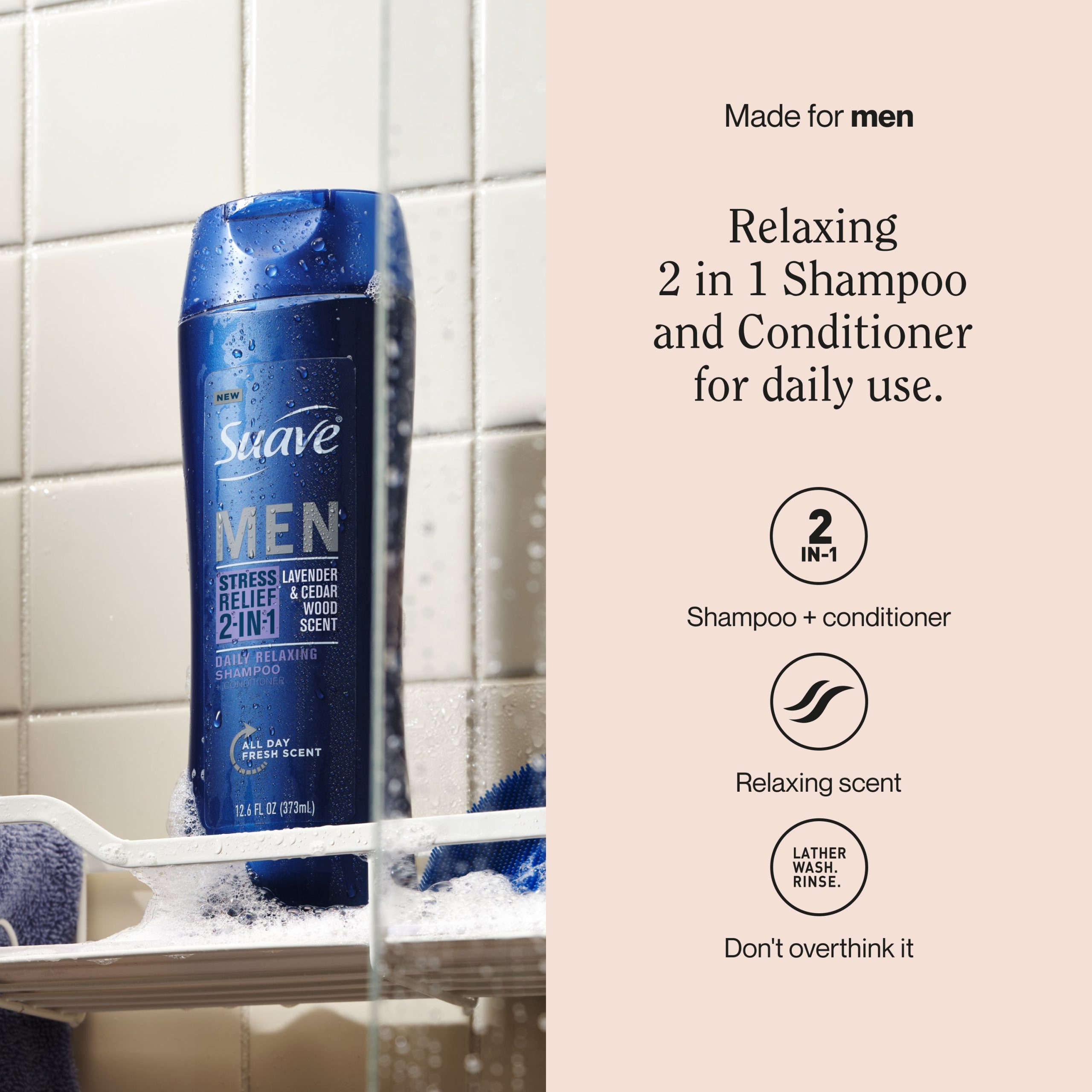 Men's Stress Relief 2-in-1 Shampoo & Conditioner - Image 2
