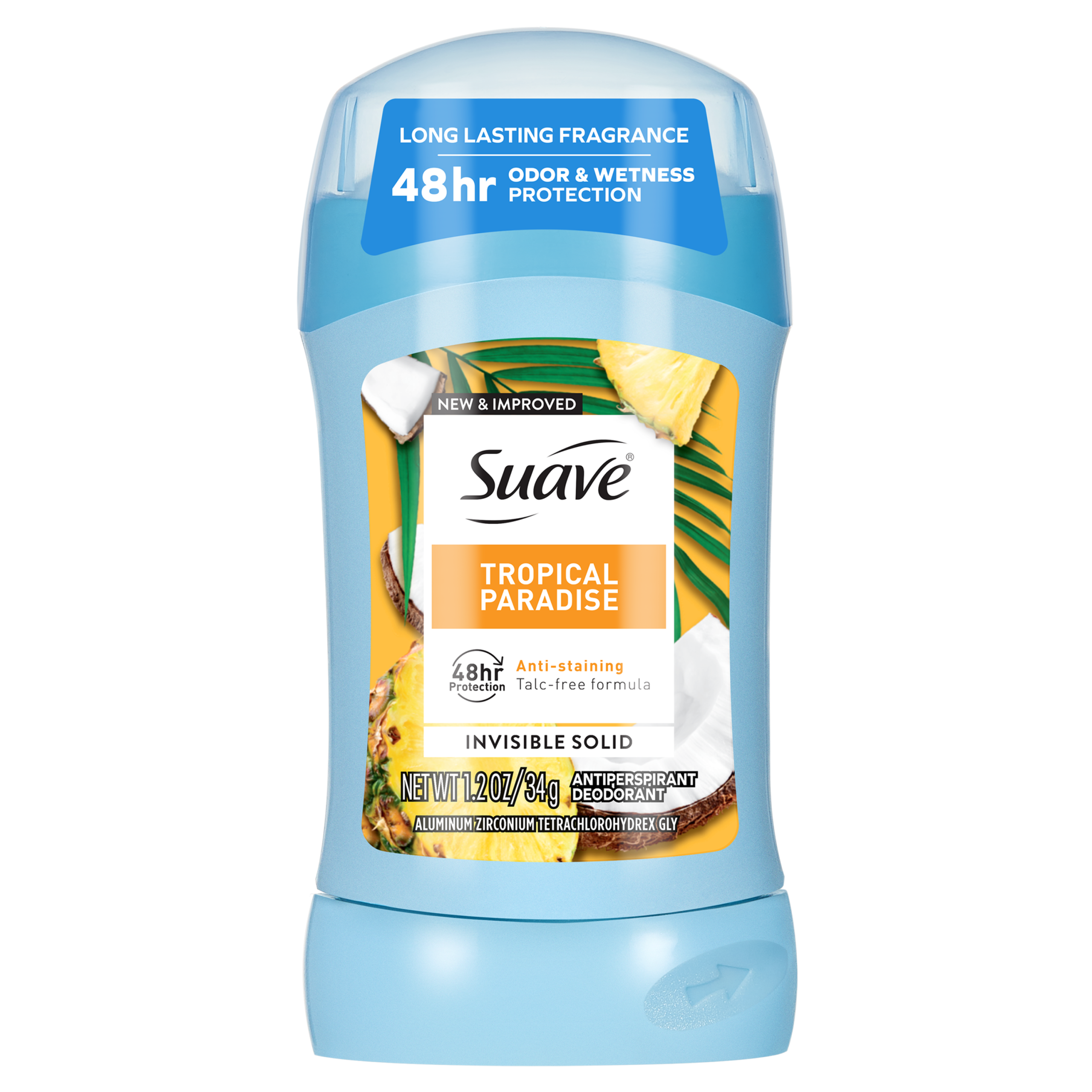 Tropical Paradise Invisible Solid Antiperspirant Deodorant Stick