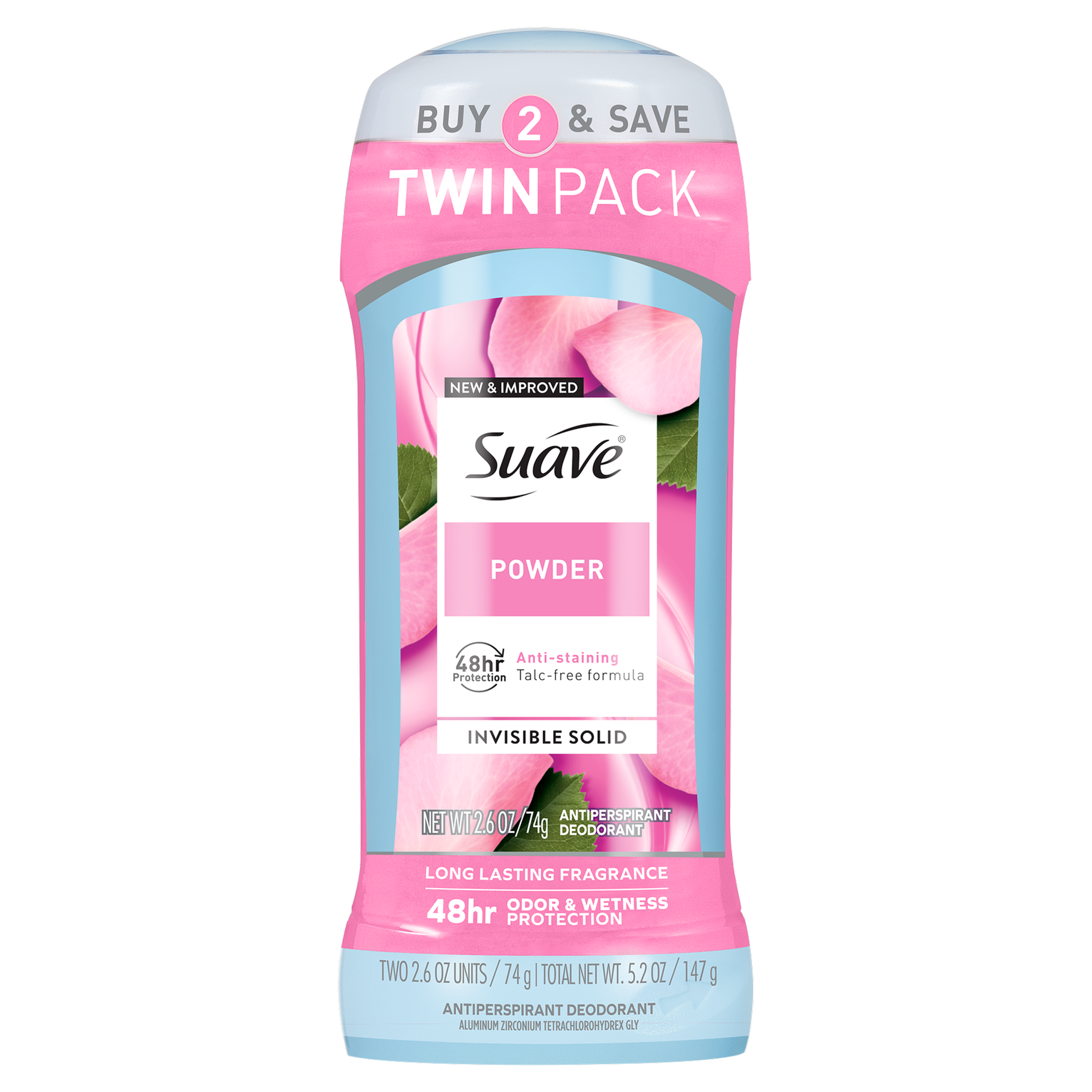 Powder Invisible Solid Antiperspirant Deodorant Stick - Image 9