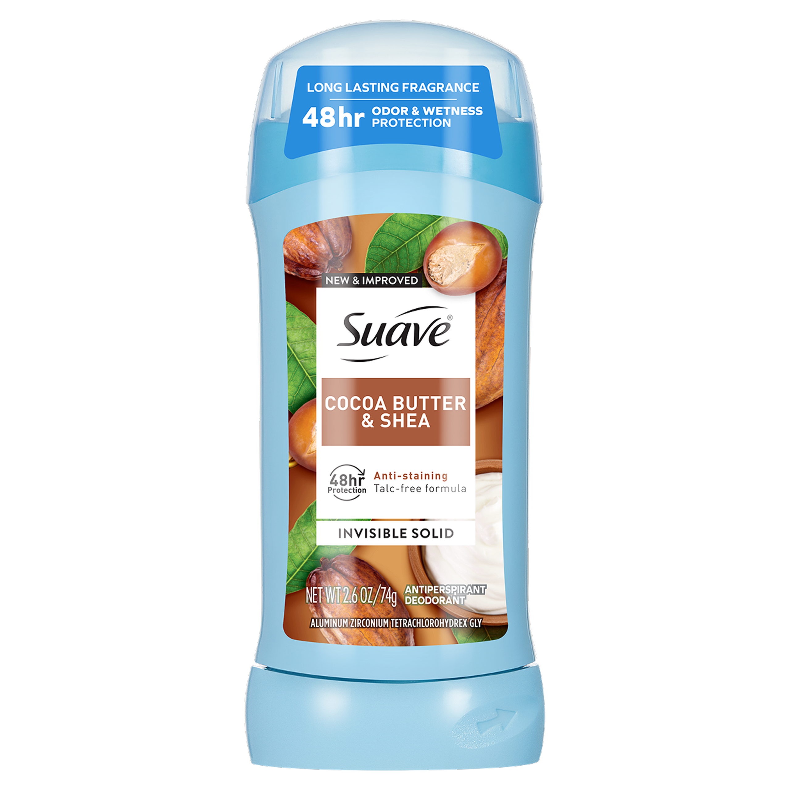 Cocoa Butter & Shea Invisible Solid Antiperspirant Deodorant