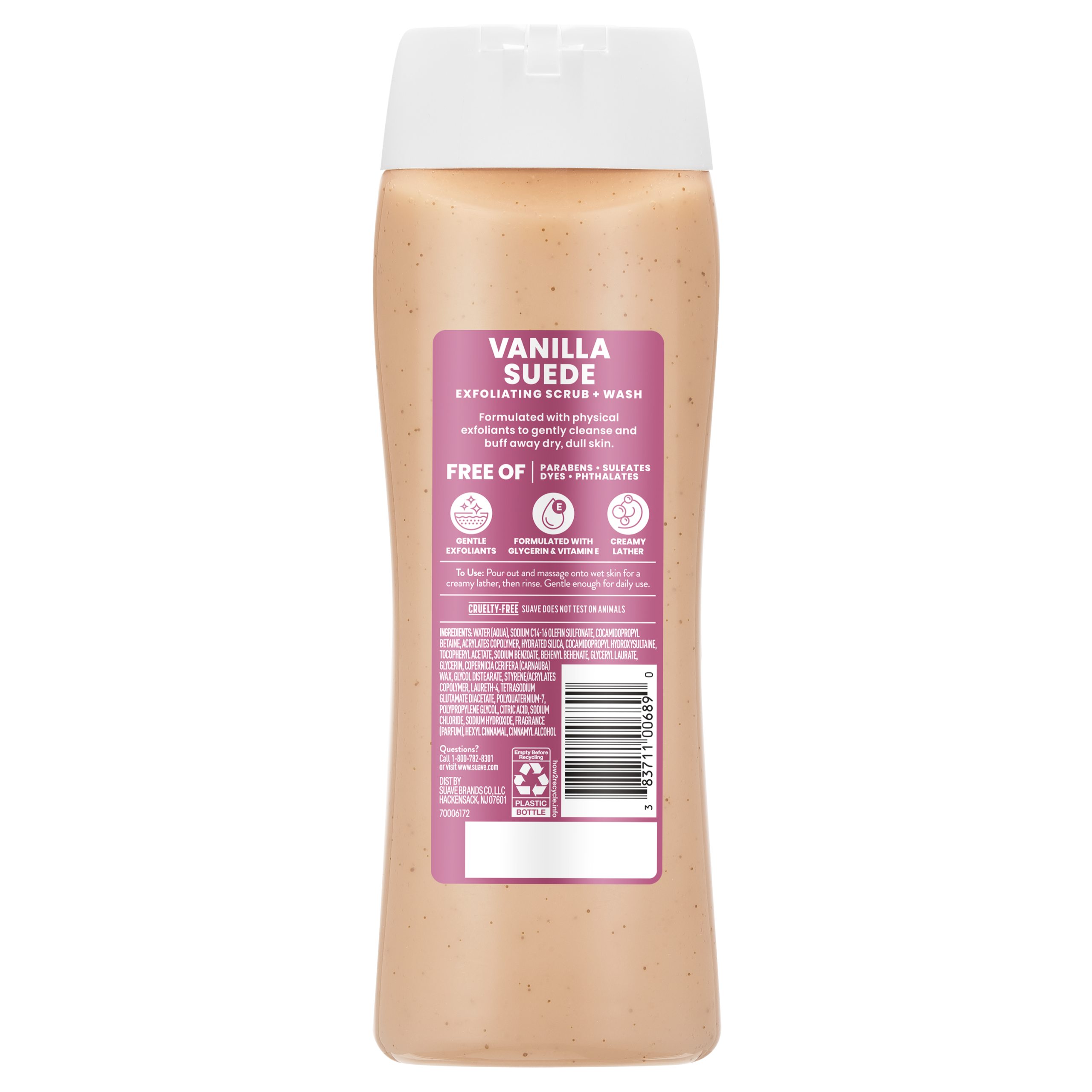 Vanilla Suede Exfoliating Body Wash & Scrub - Image 8