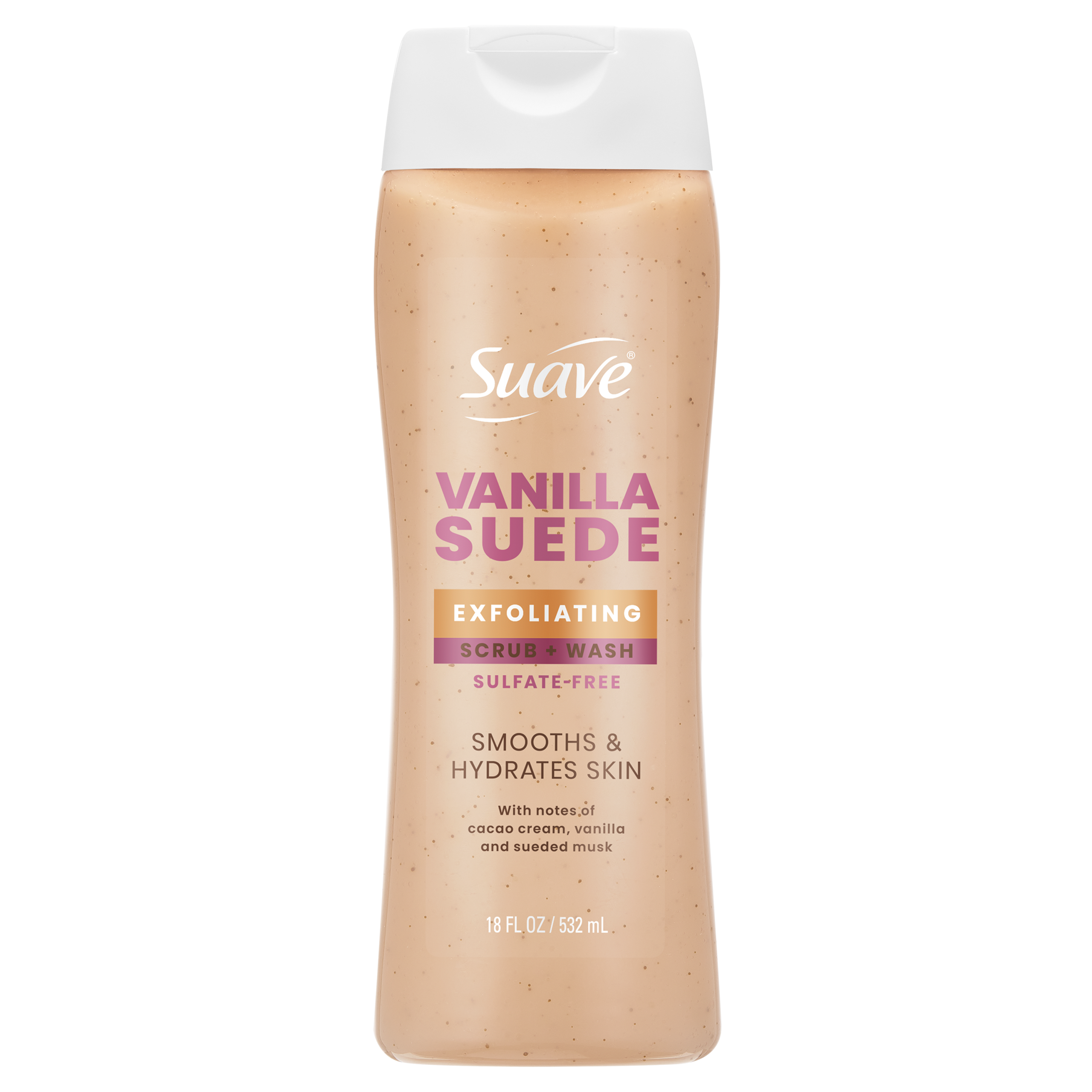 Vanilla Suede Exfoliating Body Wash & Scrub