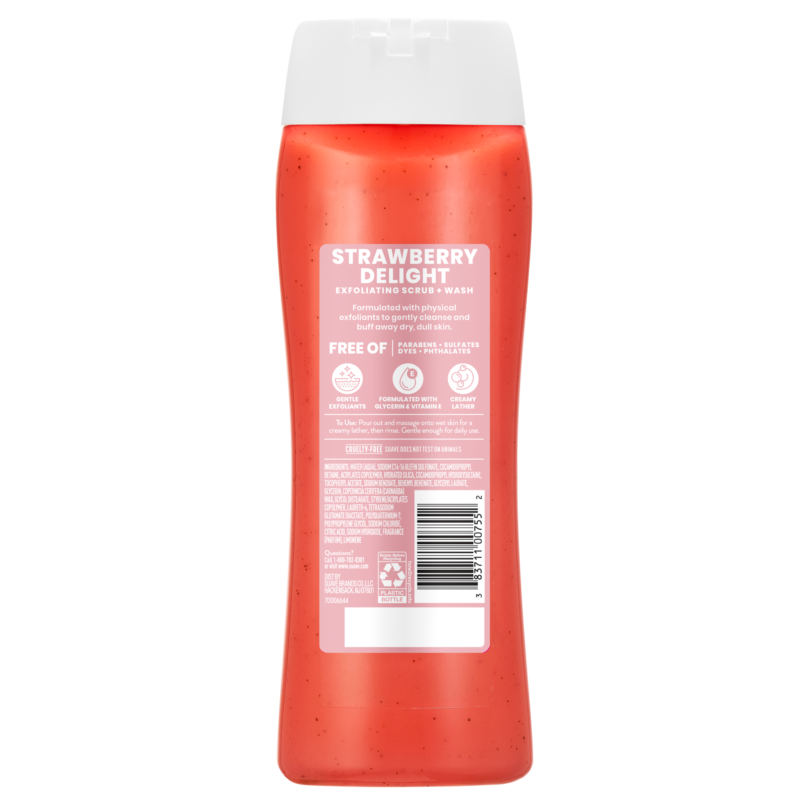 Strawberry Delight Exfoliating Body Wash & Scrub - Image 8