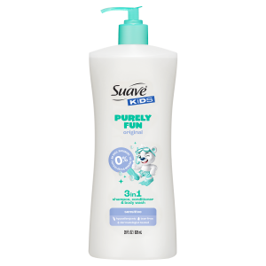 Purely Fun Moisturizing 3-in-1 Shampoo. Conditioner. Body Wash