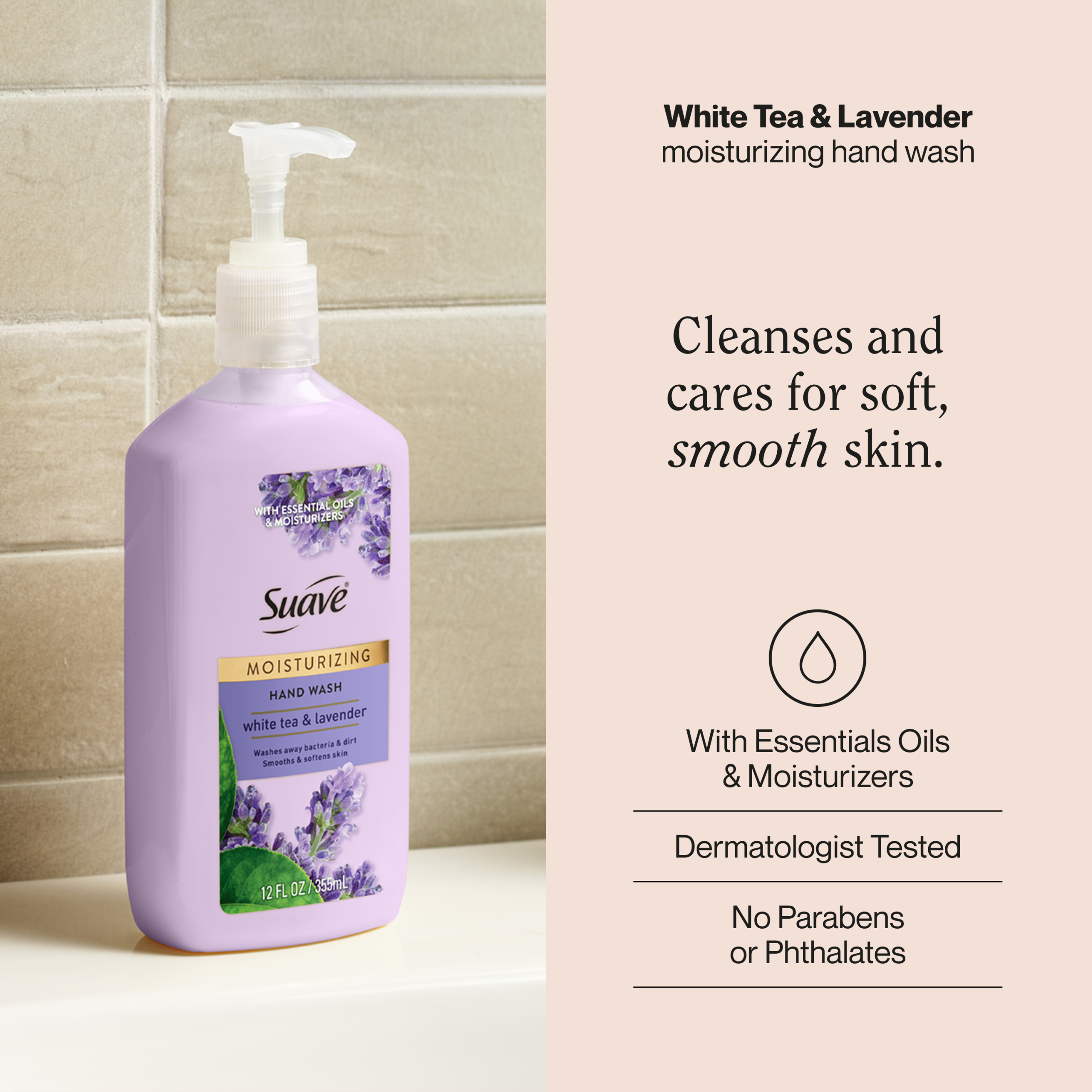 White Tea & Lavender Moisturizing Hand Wash - Image 2
