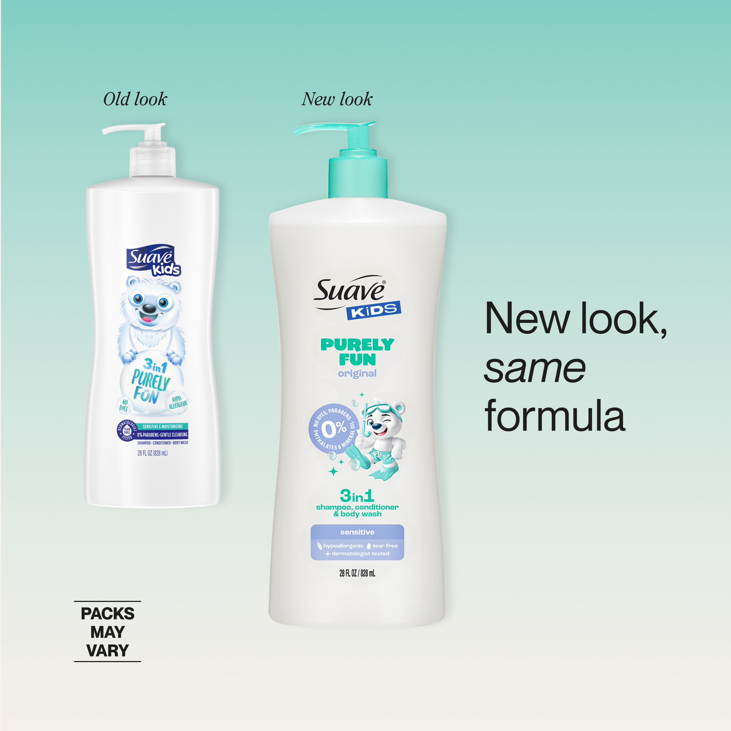 Purely Fun Moisturizing 3-in-1 Shampoo. Conditioner. Body Wash - Image 2