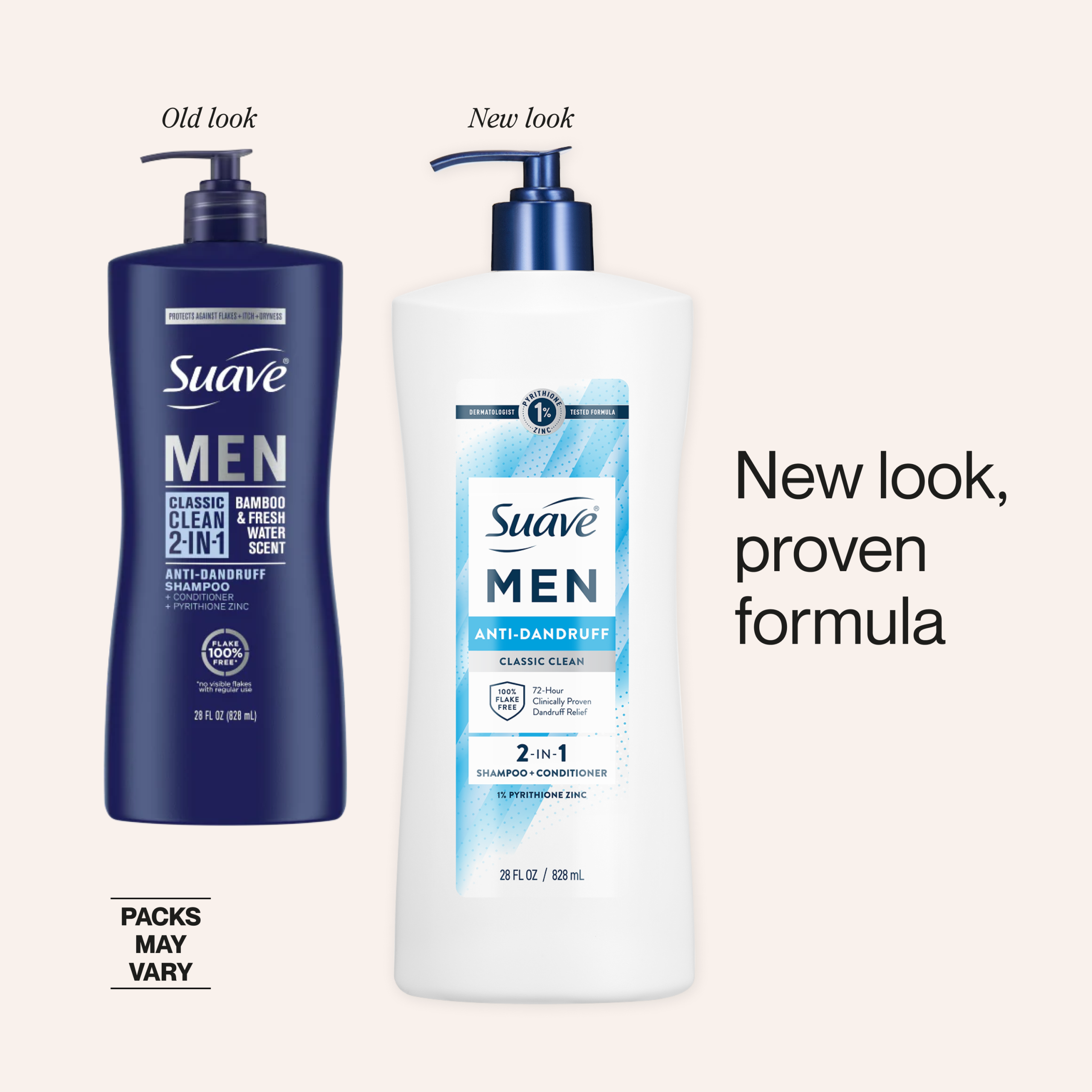Classic Clean Men's 2-in1 Anti Dandruff Shampoo & Conditioner - Image 2