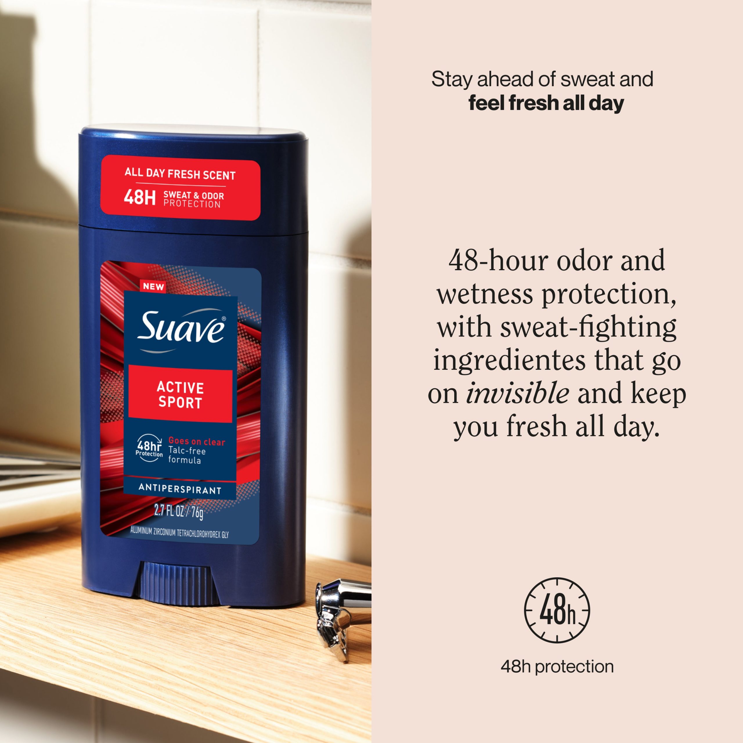 Active Sport Men's Antiperspirant Deodorant - Image 2