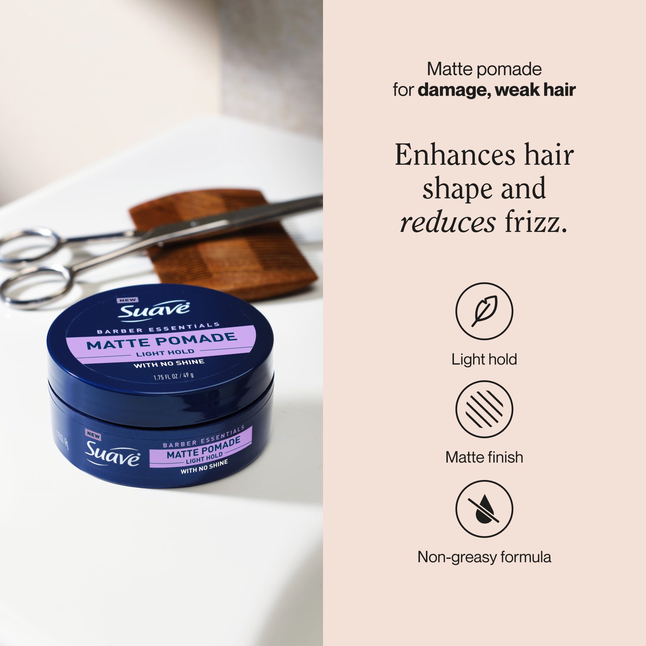 Barber Essentials Styling Pomade for Men - Image 2