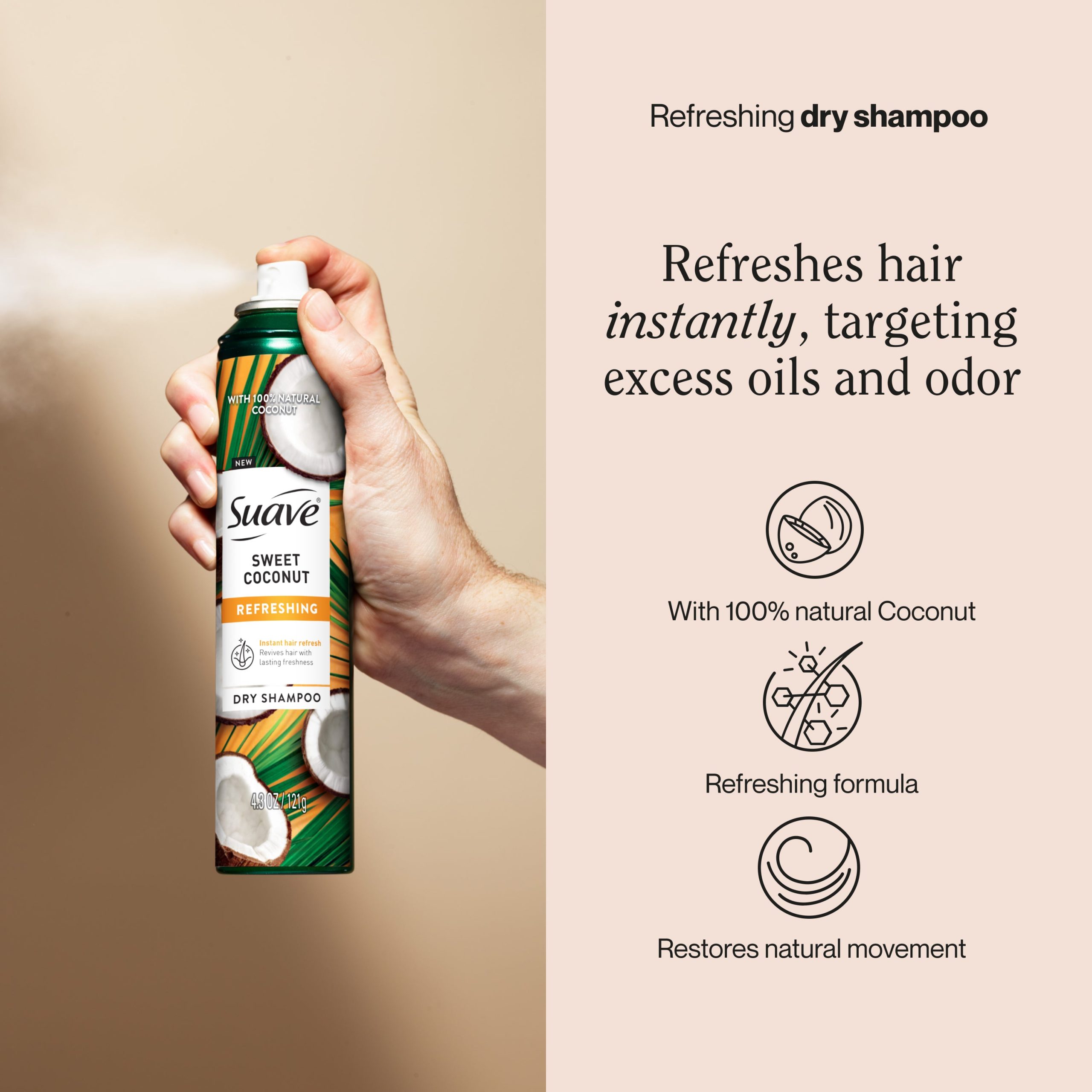 Sweet Coconut Refreshing Dry Shampoo - Image 2